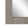 Espejo de pared Blanco Natural Cristal Madera de mango Madera MDF Vert