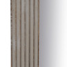 Espejo de pared Blanco Natural Cristal Madera de mango Madera MDF Vert