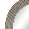 Espejo de pared Blanco Natural Cristal Madera de mango Madera MDF Vert