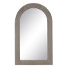 Espejo de pared Blanco Natural Cristal Madera de mango Madera MDF Vert