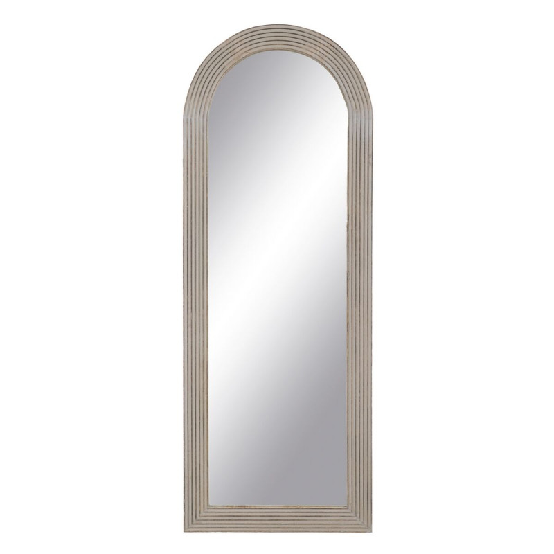 Espejo Vestidor Blanco Natural Cristal Madera de mango Madera MDF Vert Espejo Vestidor Blanco Natural Cristal Madera de mango Madera MDF Vert