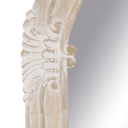 Espejo Vestidor Blanco Natural Cristal Madera de mango Madera MDF Vert