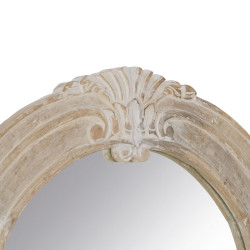 Espejo Vestidor Blanco Natural Cristal Madera de mango Madera MDF Vert