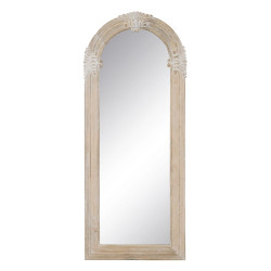 Espejo Vestidor Blanco Natural Cristal Madera de mango Madera MDF Vert