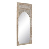 Espejo Vestidor Blanco Natural Cristal Madera de mango Madera MDF Vert