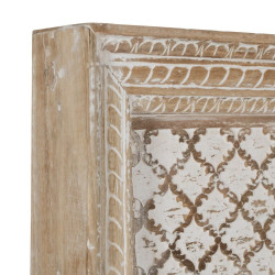 Espejo Vestidor Blanco Natural Cristal Madera de mango Madera MDF Vert