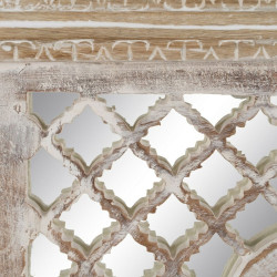 Espejo Vestidor Blanco Natural Cristal Madera de mango Madera MDF Vert