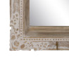 Espejo de pared Blanco Beige Cristal Madera de mango Madera MDF Vertic