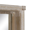 Espejo de pared Blanco Natural Cristal Madera de mango Madera MDF Vert