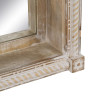 Espejo de pared Blanco Natural Cristal Madera de mango Madera MDF Vert