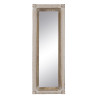Espejo de pared Blanco Natural Cristal Madera de mango Madera MDF Vert