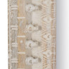 Espejo de pared Blanco Natural Cristal Madera de mango Madera MDF Vert
