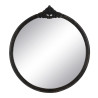 Espejo de pared Marrón oscuro Cristal Madera de mango Madera MDF Vert