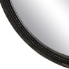 Espejo de pared Marrón oscuro Cristal Madera de mango Madera MDF Vert