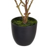 Planta Decorativa Poliéster Polietileno Hierro 25 x 25 x 49 cm Magnol