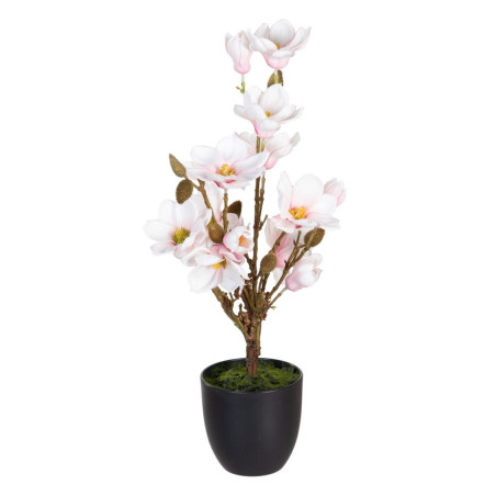 Planta Decorativa Poliéster Polietileno Hierro 30 x 30 x 60 cm Magnol