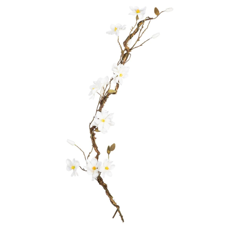 Flor Decorativa Blanco Verde 30 x 10 x 91 cm Flor Decorativa Blanco Verde 30 x 10 x 91 cm