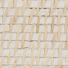 Cesto para cubiertos Blanco Bambú Ratán 19 x 19 x 27 cm