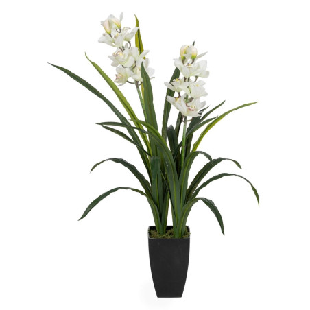 Planta Decorativa Bambú Polietileno Hierro Cemento Tejido 45 x 45 x 1