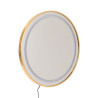Espejo de pared Dorado Espejo 60 x 3 x 60 cm