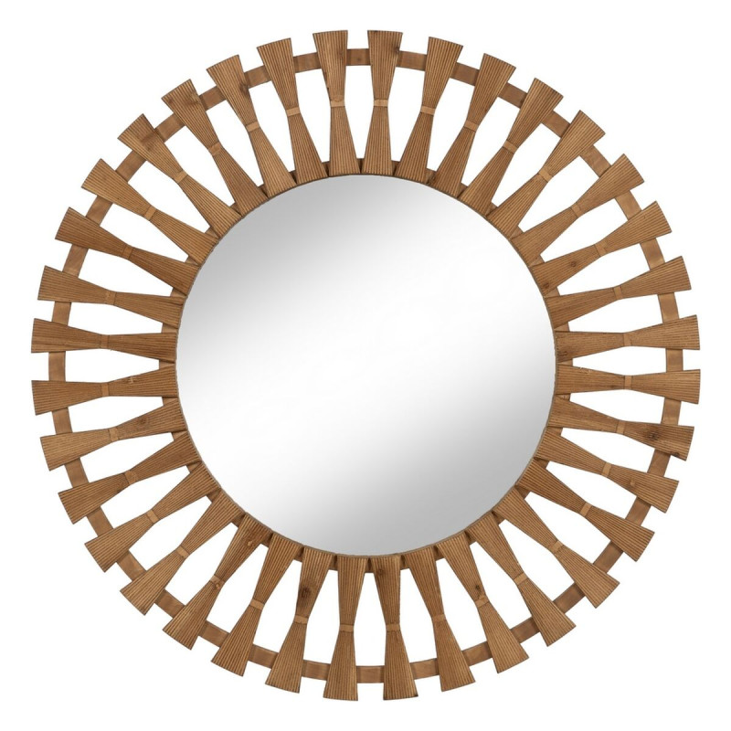 Espejo de pared Natural 100 x 3 x 100 cm Espejo de pared Natural 100 x 3 x 100 cm