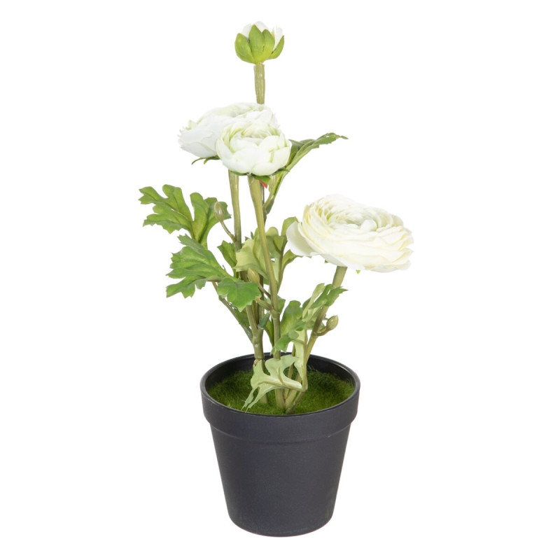 Planta Decorativa Poliéster Polietileno Hierro Flor 11 x 11 x 36 cm Planta Decorativa Poliéster Polietileno Hierro Flor 11 x 11 x 36 cm