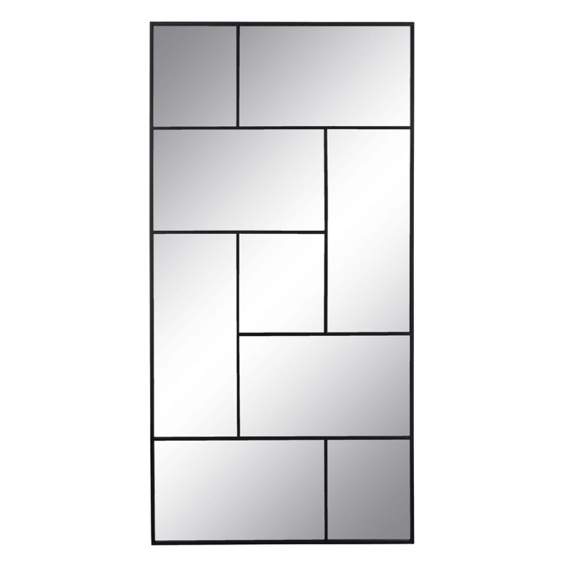 Espejo de pared Negro Vertical 90 x 2 x 180 cm