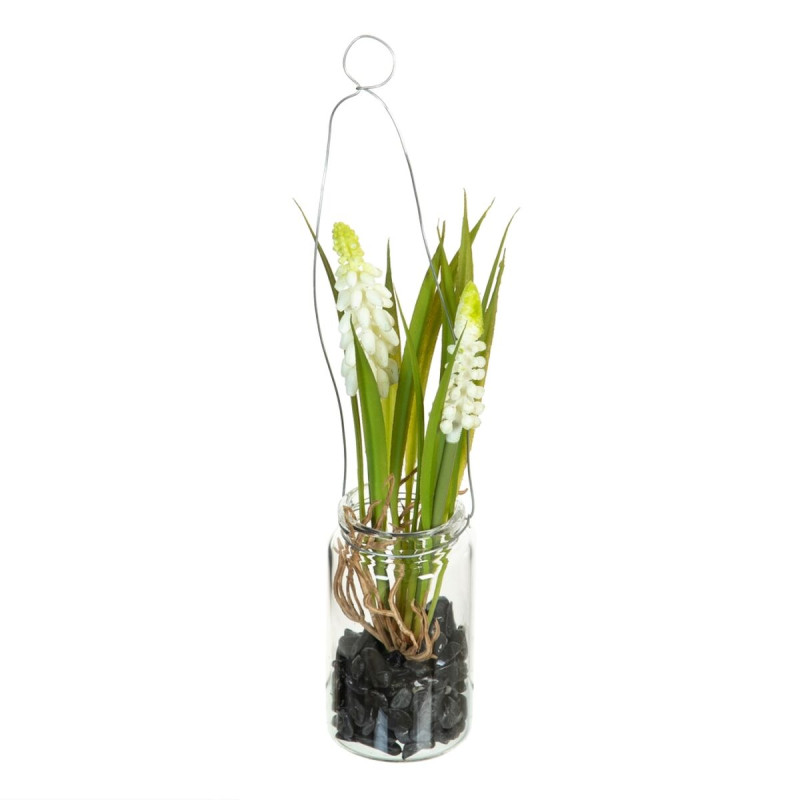 Planta Decorativa Poliéster Polietileno Hierro 7 x 7 x 18 cm Planta Decorativa Poliéster Polietileno Hierro 7 x 7 x 18 cm