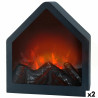 Chimenea Eléctrica Decorativa de Pared Ambients 20 x 23 x 14 cm (2 Un