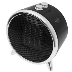 Termoventilador Portátil Adler AD 7742 Negro Plata 1500 W