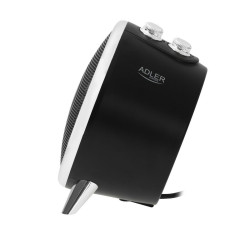 Termoventilador Portátil Adler AD 7742 Negro Plata 1500 W