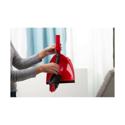 Set de Limpieza Escoba y Recogedor Vileda 141743 Negro Rojo Plástico