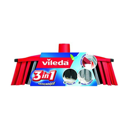 Cepillo Vileda 142156 Negro Rojo Gris Plástico (1 unidad)