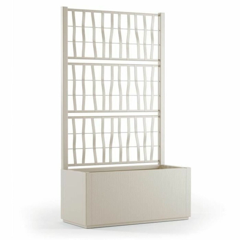 Maceta Starwax Blanco Rectangular 80 cm Maceta Starwax Blanco Rectangular 80 cm
