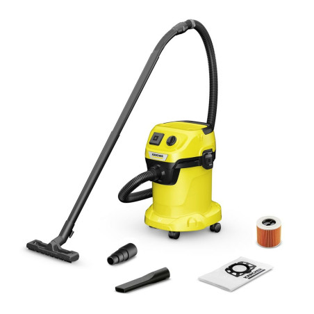 Aspirador Kärcher WD 3 P V-17/4/20 Amarillo Negro 1000 W