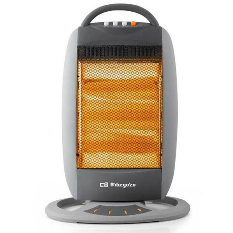 Estufa Halógena Orbegozo BP 5008 1200 W Negro Gris Estufa Halógena Orbegozo BP 5008 1200 W Negro Gris
