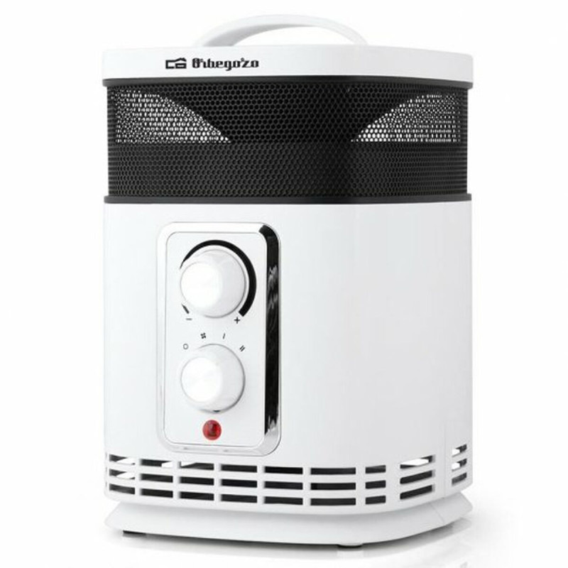Calefactor Cerámico Portátil Orbegozo CR 6025 Blanco Negro/Blanco 15