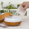 Humidificador Difusor de Aromas con LED Multicolor Wooden-Effect Innov