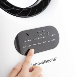 Climatizador Evaporativo Ionizador sin Aspas con LED Evareer InnovaGoo