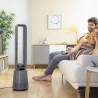 Ventilador sin Aspas con Filtro Purificador y Mando a Distancia Bloho