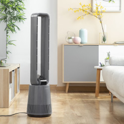 Ventilador sin Aspas con Filtro Purificador y Mando a Distancia Bloho