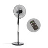 Ventilador de Pie con Mando a Distancia InnovaGoods Airstreem Negro 45
