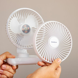 Ventilador de Escritorio Recargable Fanrec InnovaGoods Ø5,4'' 3600 mA