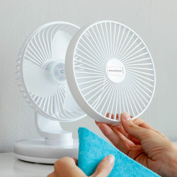 Ventilador de Escritorio Recargable con LED FanLed InnovaGoods Ø6,6''