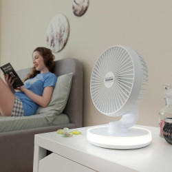 Ventilador de Escritorio Recargable con LED FanLed InnovaGoods Ø6,6''