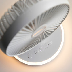 Ventilador de Escritorio Recargable con LED FanLed InnovaGoods Ø6,6''