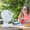 Ventilador de Escritorio Recargable con LED FanLed InnovaGoods Ø6,6''