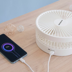 Ventilador Recargable Plegable 3 en 1 Fandle InnovaGoods Ø7,7'' 7200
