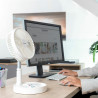 Ventilador Recargable Plegable 3 en 1 Fandle InnovaGoods Ø7,7'' 7200