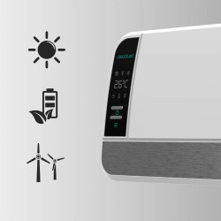 Calefactor Split Cerámico de Pared Cecotec Ready Warm 5250 Swing Box